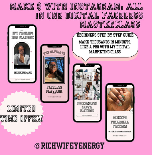 Rich Wifey Energy Faceless MasterClass‼️